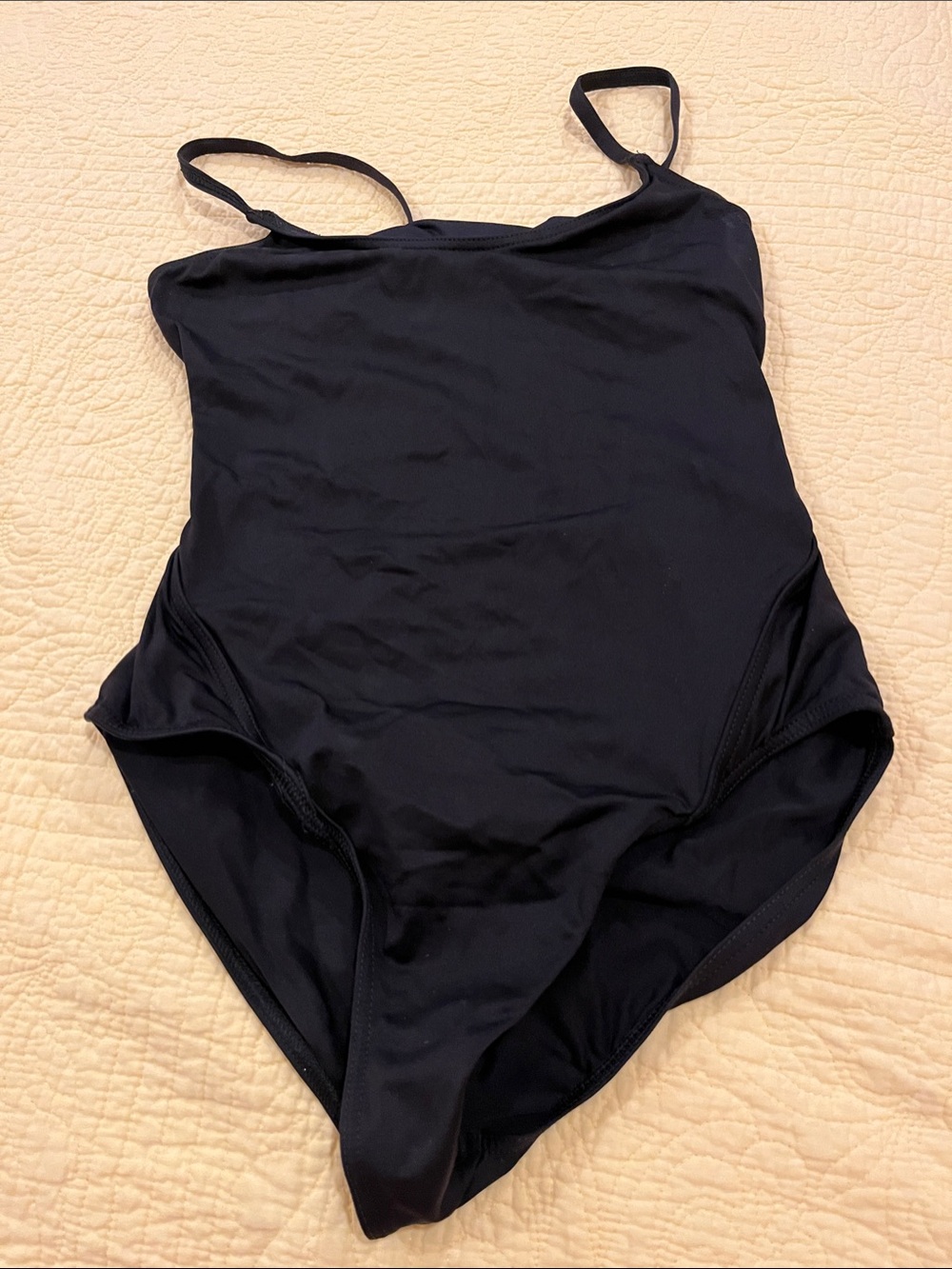 Classic Black teen Black dance leotard with X back